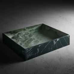 Kreoo Lavabo Blessed Square in Verde Alpi e Artik Green