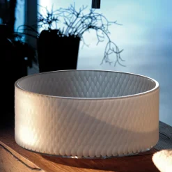 Il Paralume Marina Lavabo in cristallo esagonale