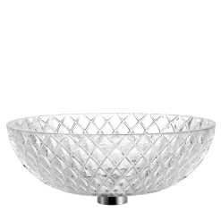 Il Paralume Marina Lavabo ovale in cristallo a rombi