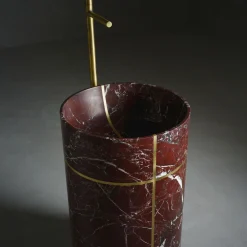 Kreoo Lavabo Tao Freestanding in Rosso Lepanto