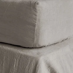 Once Milano Lenzuolo con Angoli in Lino Naturale