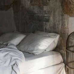 Once Milano Lenzuolo con Angoli in Lino Naturale