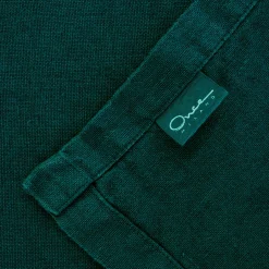 Once Milano Letto estivo Set di lino verde foresta