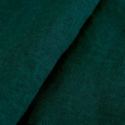 Once Milano Letto estivo Set di lino verde foresta