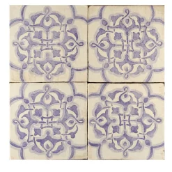 Studio Le Nid Lilla Saponaria Set di 4 piastrelle #8