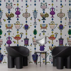 MaVoix Ludovica Ghiaccio Carta da parati