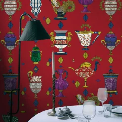 MaVoix Ludovica Rosso Nobile Carta da parati