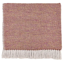 Luhdo Maxi plaid Chevron Magenta e Petrolio