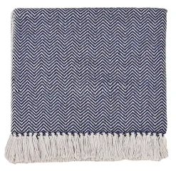 Luhdo Maxi plaid fantasia Chevron blu e viola