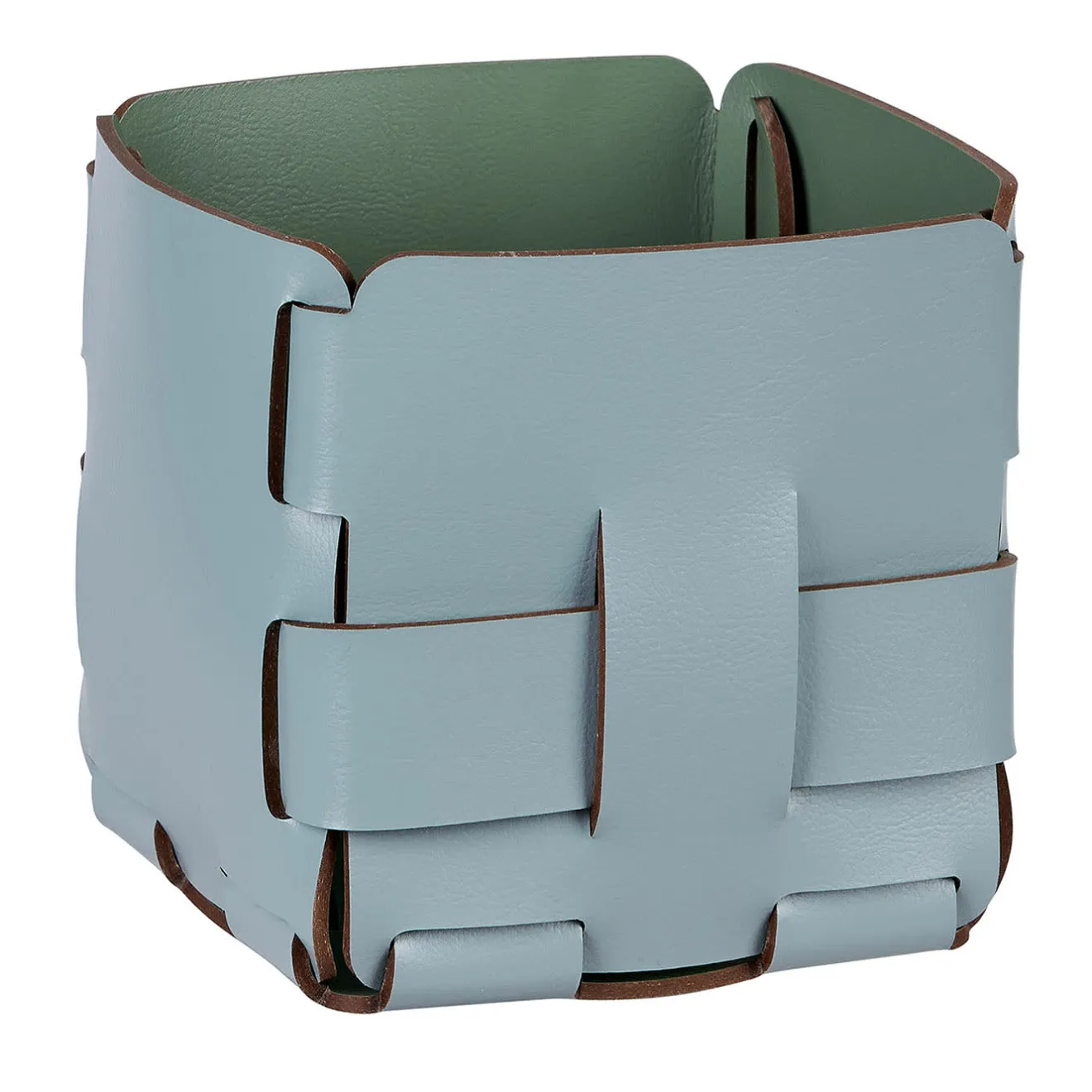 ADJ Style Mini cestino Bottega Sky Blue/Eucalyptus di Ekaterina Borovkova