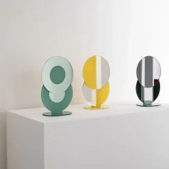 Giovanni Botticelli Minima Piccolo specchio da tavolo giallo