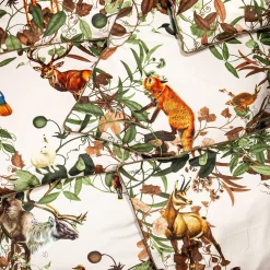 Grand Tour by Vito Nesta Mont Blanc cuscino in velluto con animali del bosco #4