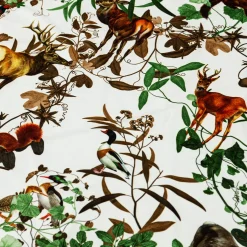 Grand Tour by Vito Nesta Mont Blanc Plaid in velluto con rami e animali del bosco