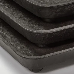 Giobagnara Monza Imperfect Bronze Vassoio rettangolare grande per valet