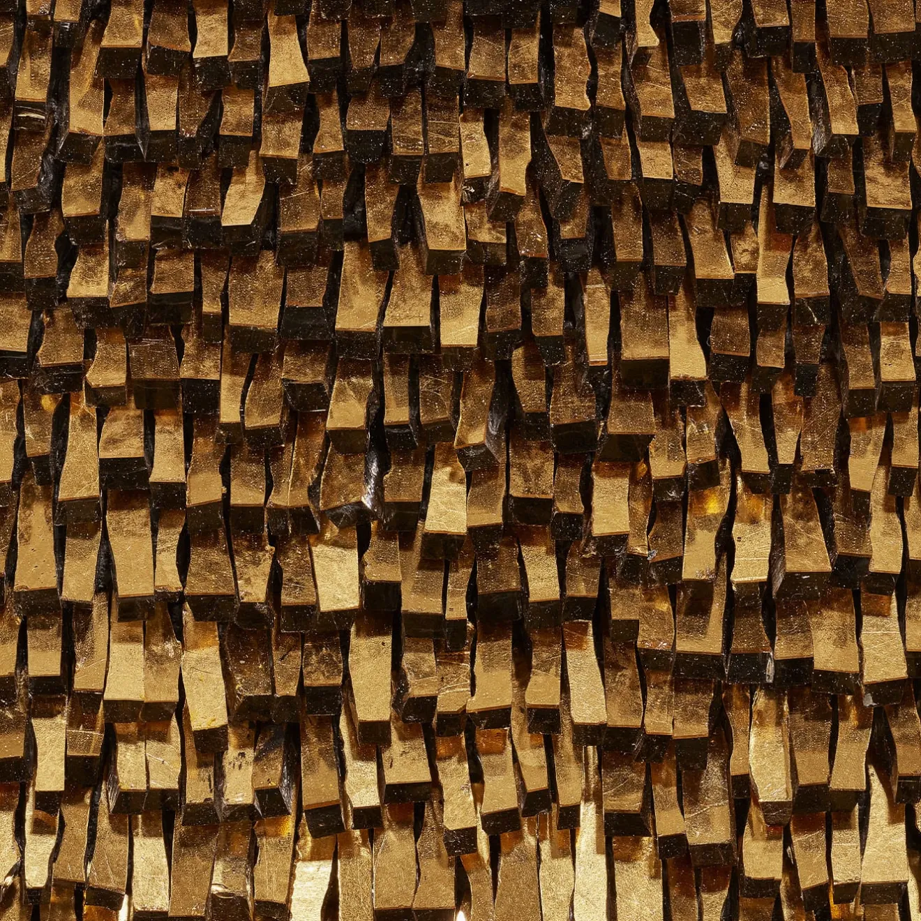 CaCO3 Studio Movimento N256 Pannello Decorativo In Vetro Oro