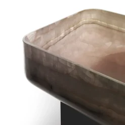 Kreoo Nabhi Collection Lavabo Bowl N.9 in Onice Rosa