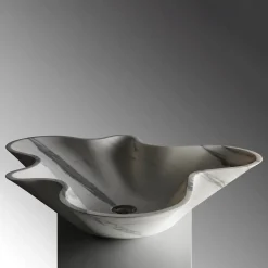 Kreoo Nabhi Collection Lavabo Bowl N.1 in Calacatta Carrara