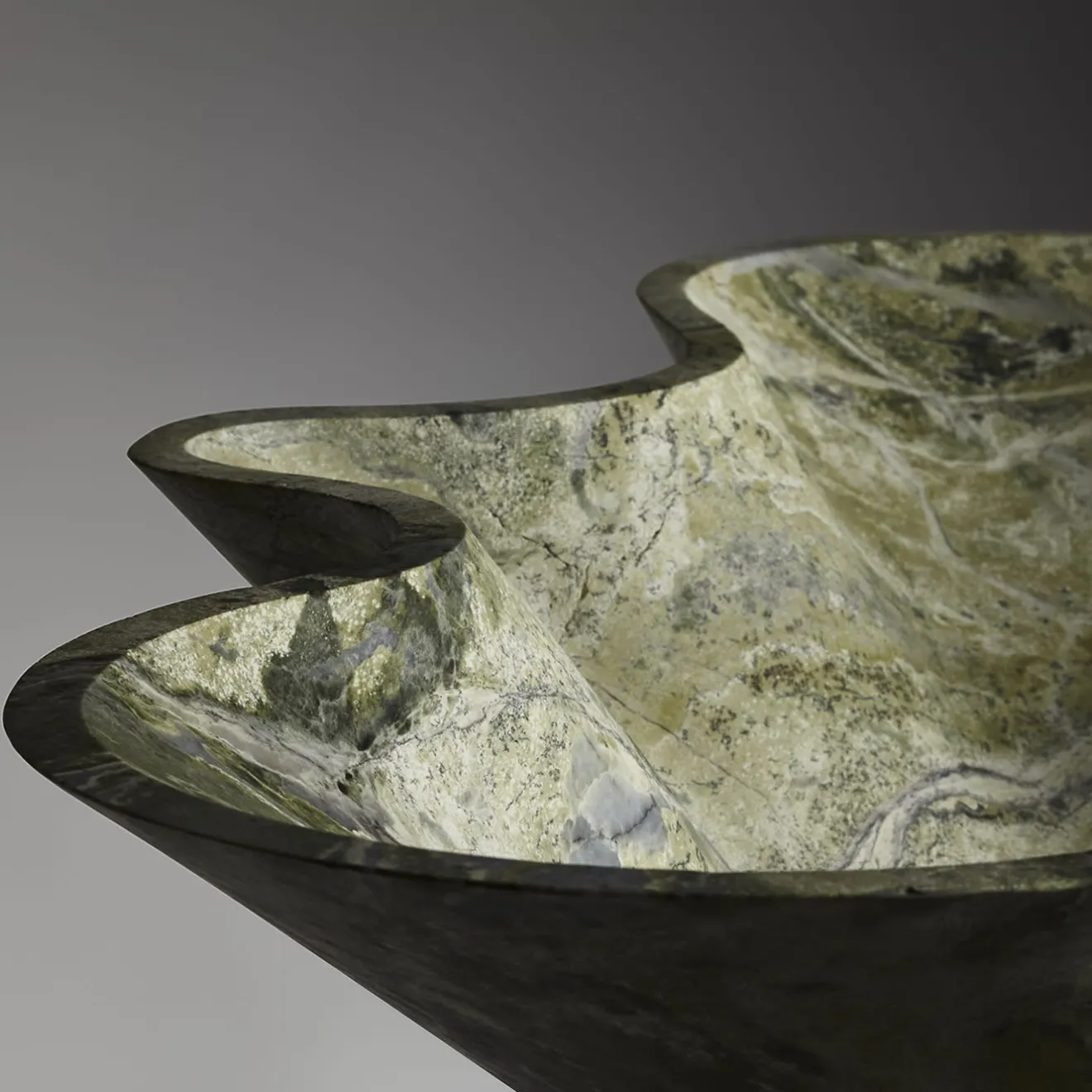 Kreoo Nabhi Collection Lavabo Bowl N.1 in Artik Green