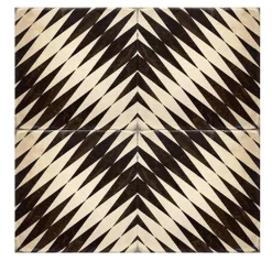 Studio Le Nid Nero Lava Set di 4 piastrelle #2