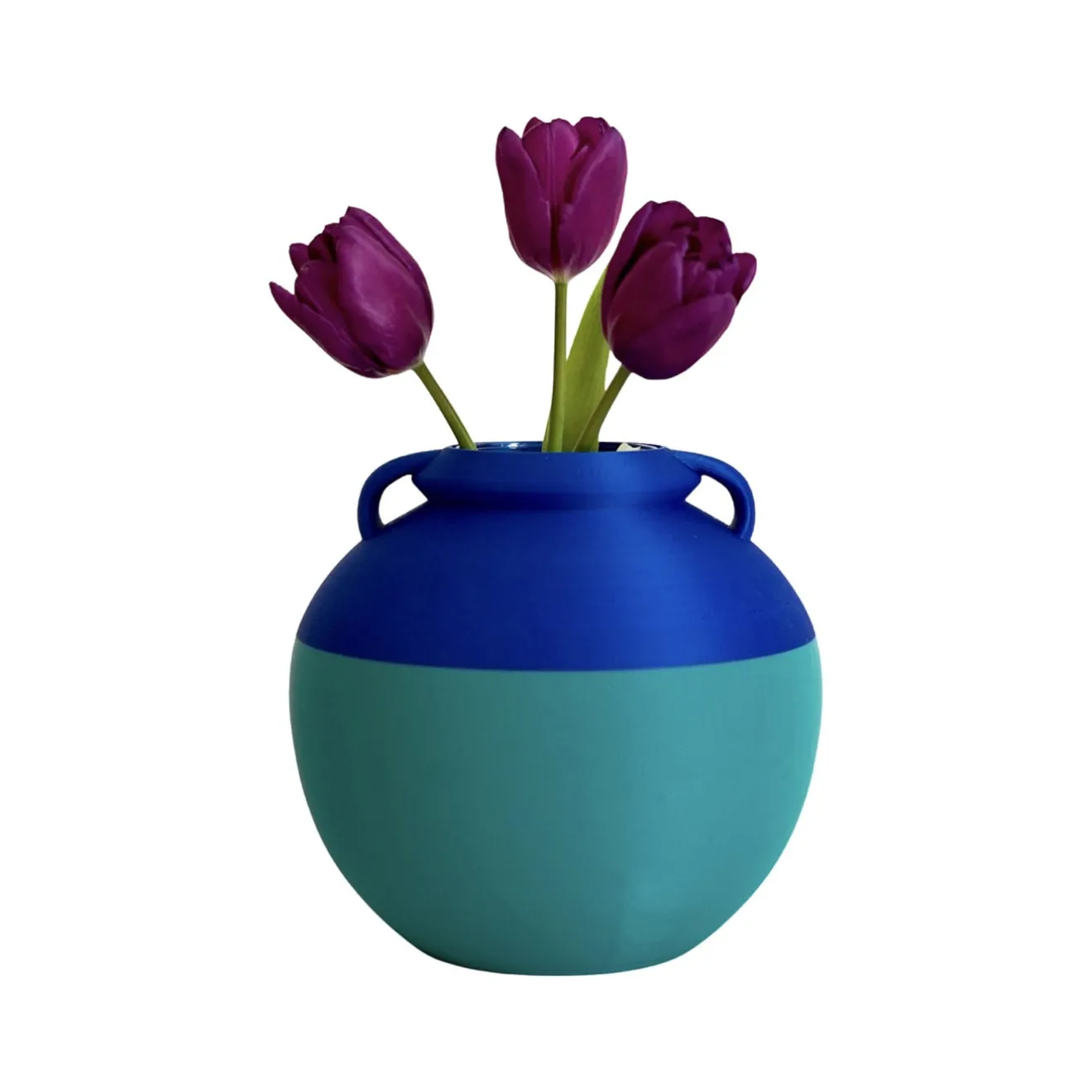 Pop Pot Numa Pompilio L Anfora bicolore verde e blu #1