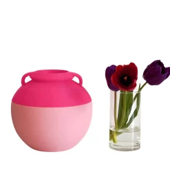 Pop Pot Numa Pompilio L Anfora bicolore rosa e fucsia