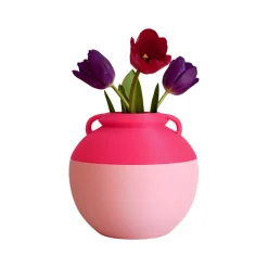 Pop Pot Numa Pompilio L Anfora bicolore rosa e fucsia