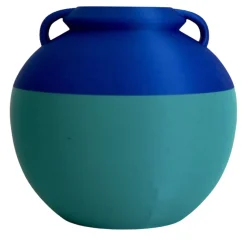 Pop Pot Numa Pompilio L Anfora bicolore verde e blu #2