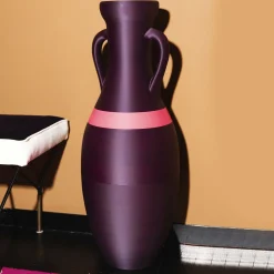 Pop Pot Nuova anfora gigante Giulio Cesare viola e fucsia per esterni