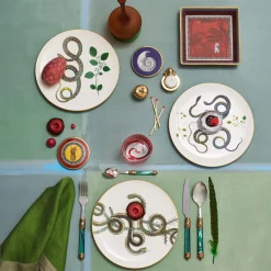 Ghidini 1961 Omini Round Tea Light in ottone lucido di Stefano Giovannoni