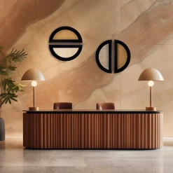 Chendù ORU Collection Essential Total Black Half Circle Decor da parete