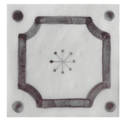 Cerasarda Ot Budoni Plum Set di 24 piastrelle quadrate