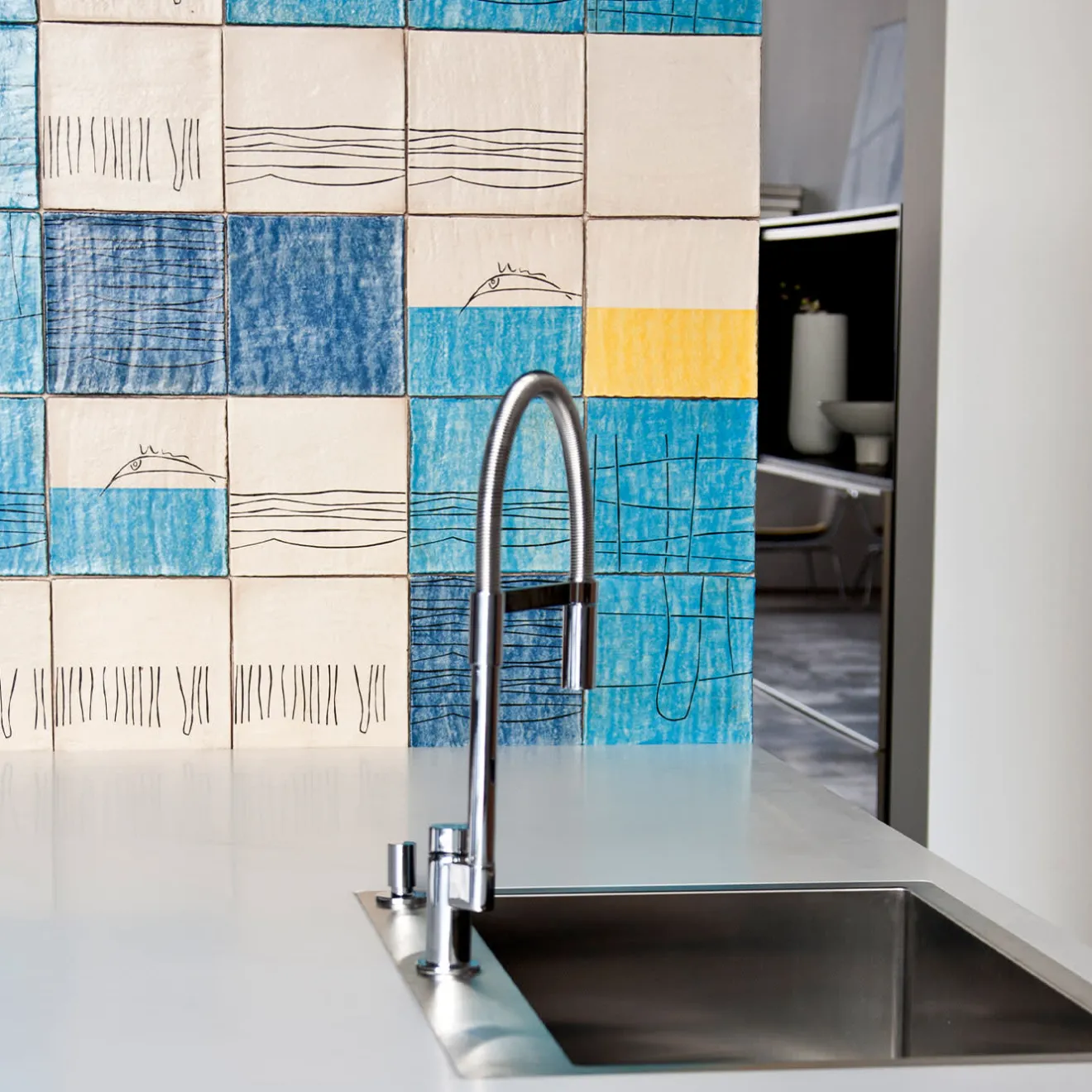 Studio Le Nid Pannello 25 piastrelle Les Iles La Mer