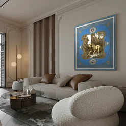 Officinarkitettura Pannello da parete Quarta Figura Classic Gold