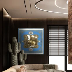 Officinarkitettura Pannello da parete Quarta Figura Classic Gold