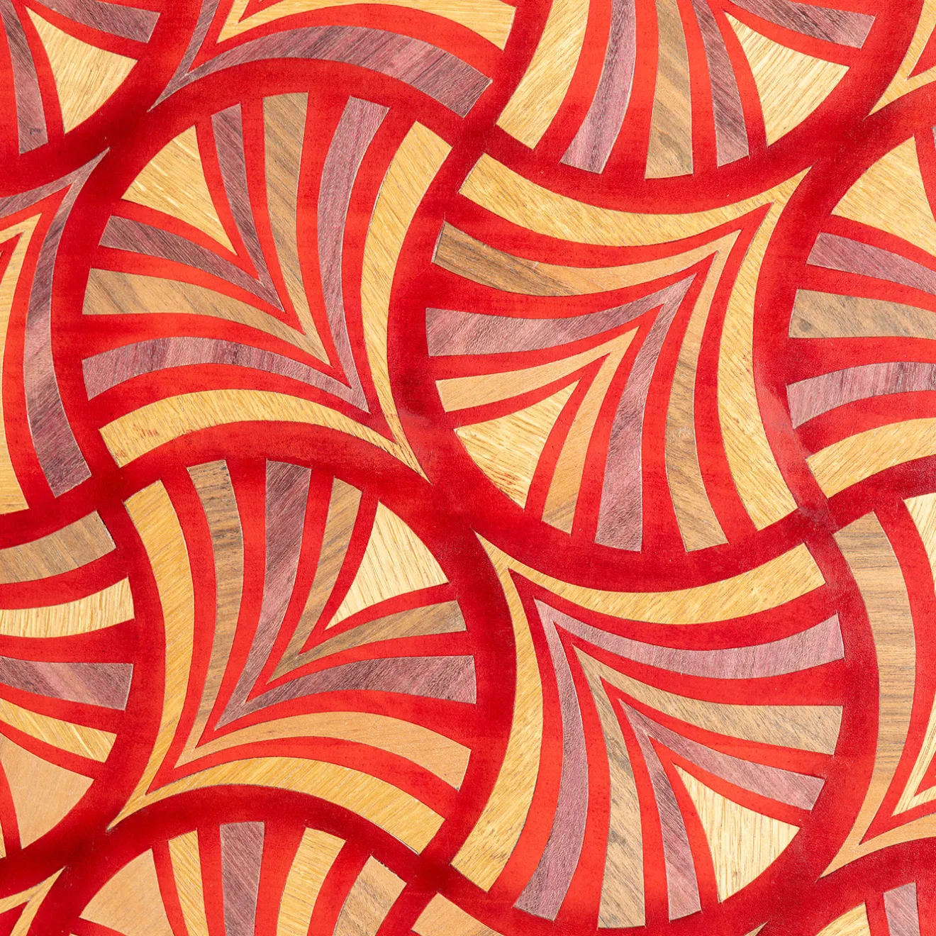 Artèpura Pannello Decorativo Dynasty Flutter in Pelle Rossa