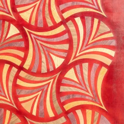 Artèpura Pannello Decorativo Dynasty Flutter in Pelle Rossa