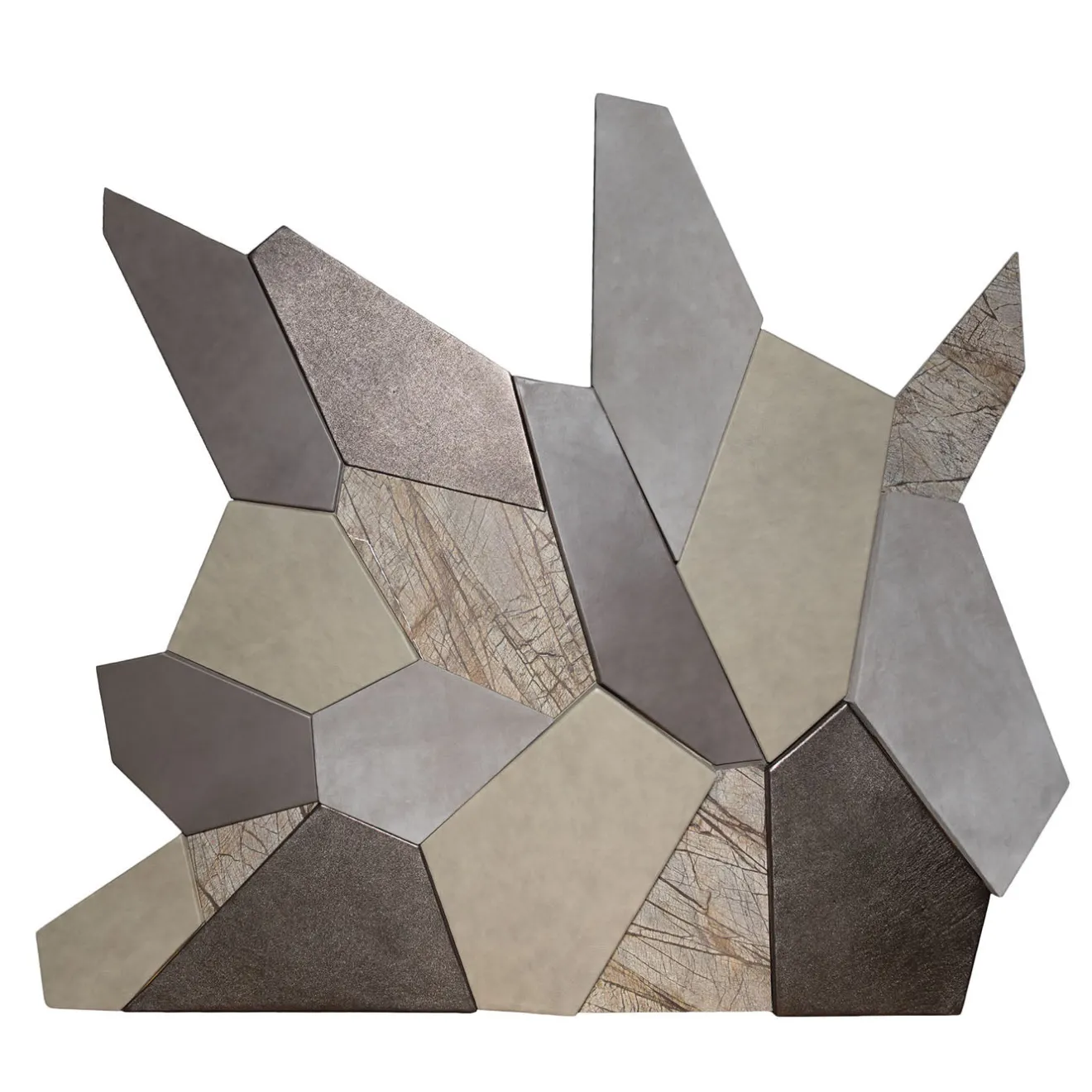 Artèpura Pannello Decorativo Where Peeks Dream in Pelle e Marmo