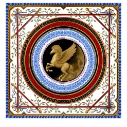 Officinarkitettura Pannello d'oro mitologico Pegaso