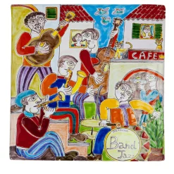 Ceramiche De Simone Pannello Jazz Band