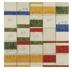 Studio Le Nid Pannello Le Papier a 25 piastrelle