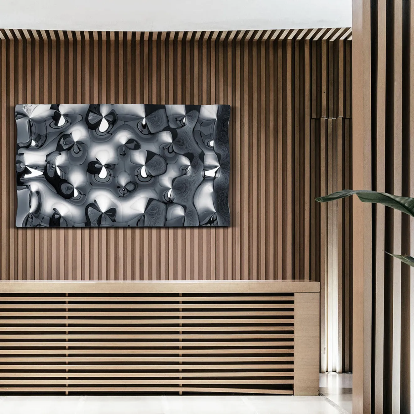 Esadesign Pannello murale decorativo nero Rialto