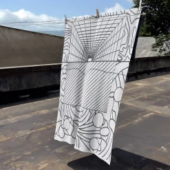 Lanificio Leo Pensieri 2 Arazzo/coperta grigio di Luca de Bona