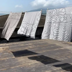 Lanificio Leo Pensieri 1 Arazzo/coperta grigio di Luca de Bona