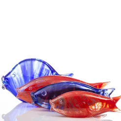 Casarialto Pesce medio in vetro di Murano blu