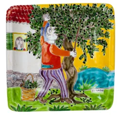 Ceramiche De Simone Piastra quadrata DS Farmer