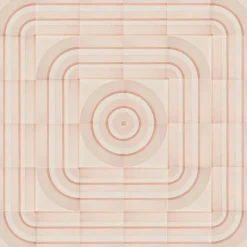 Francesco De Maio Piastrella Geometrie D’Ombra In Ceramica Rosa Motivo Circolare