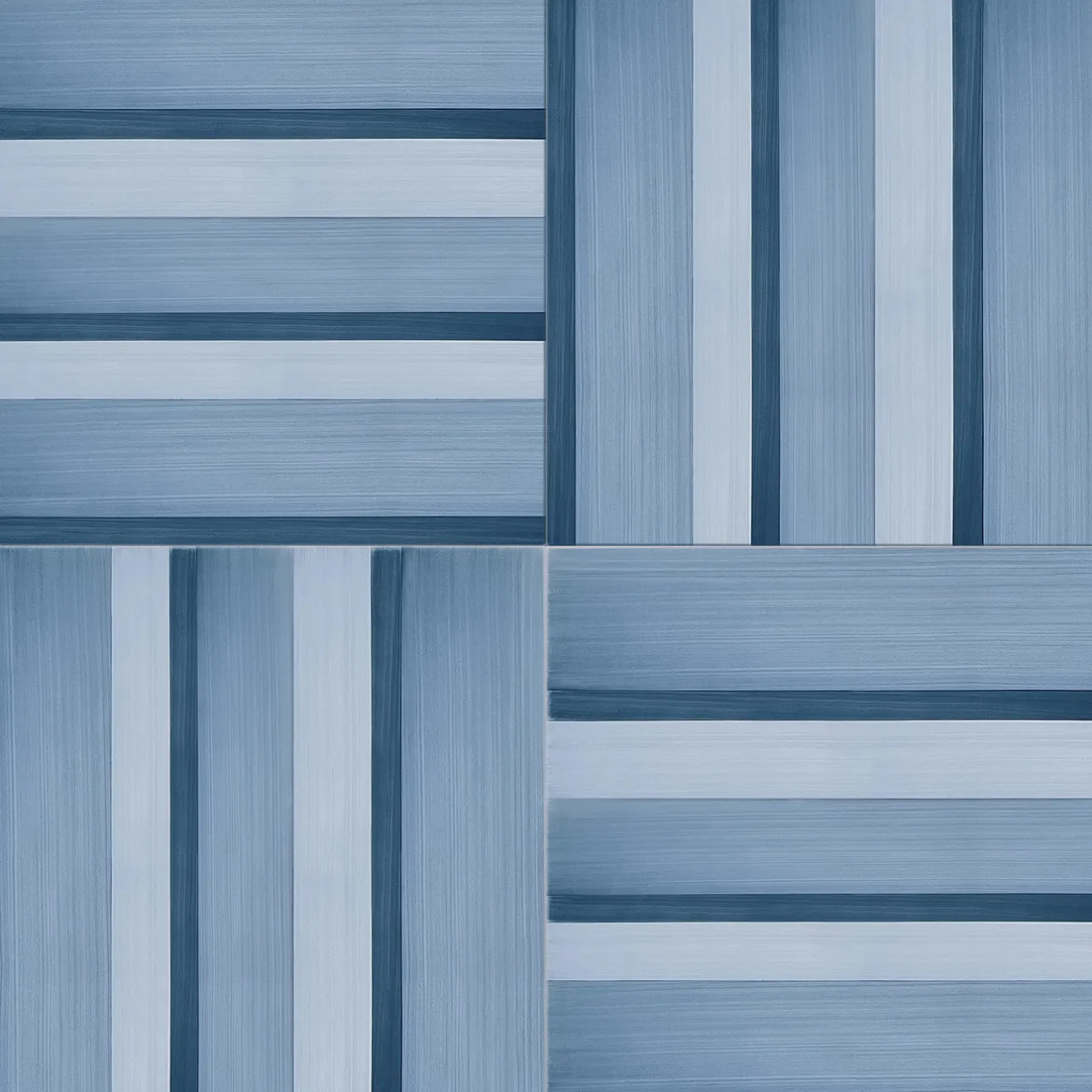 Francesco De Maio Piastrella Geometrie D’Ombra In Ceramica Blu Motivo A Linee