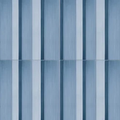 Francesco De Maio Piastrella Geometrie D’Ombra In Ceramica Blu Motivo A Linee
