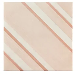 Francesco De Maio Piastrella Geometrie D’Ombra In Ceramica Rosa Cipria Motivo Diagonale