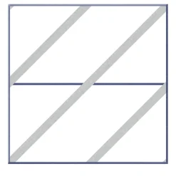 Francesco De Maio Piastrella Il Duomo In Ceramica Grigio Chiaro E Viola Motivo Geometrico